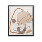 Abstract Line Movement III Framed Canvas Print Gallery Image 6