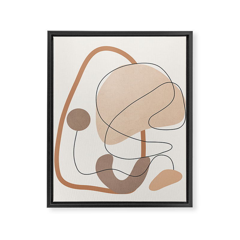 Abstract Line Movement III Framed Canvas Print Gallery Image 6