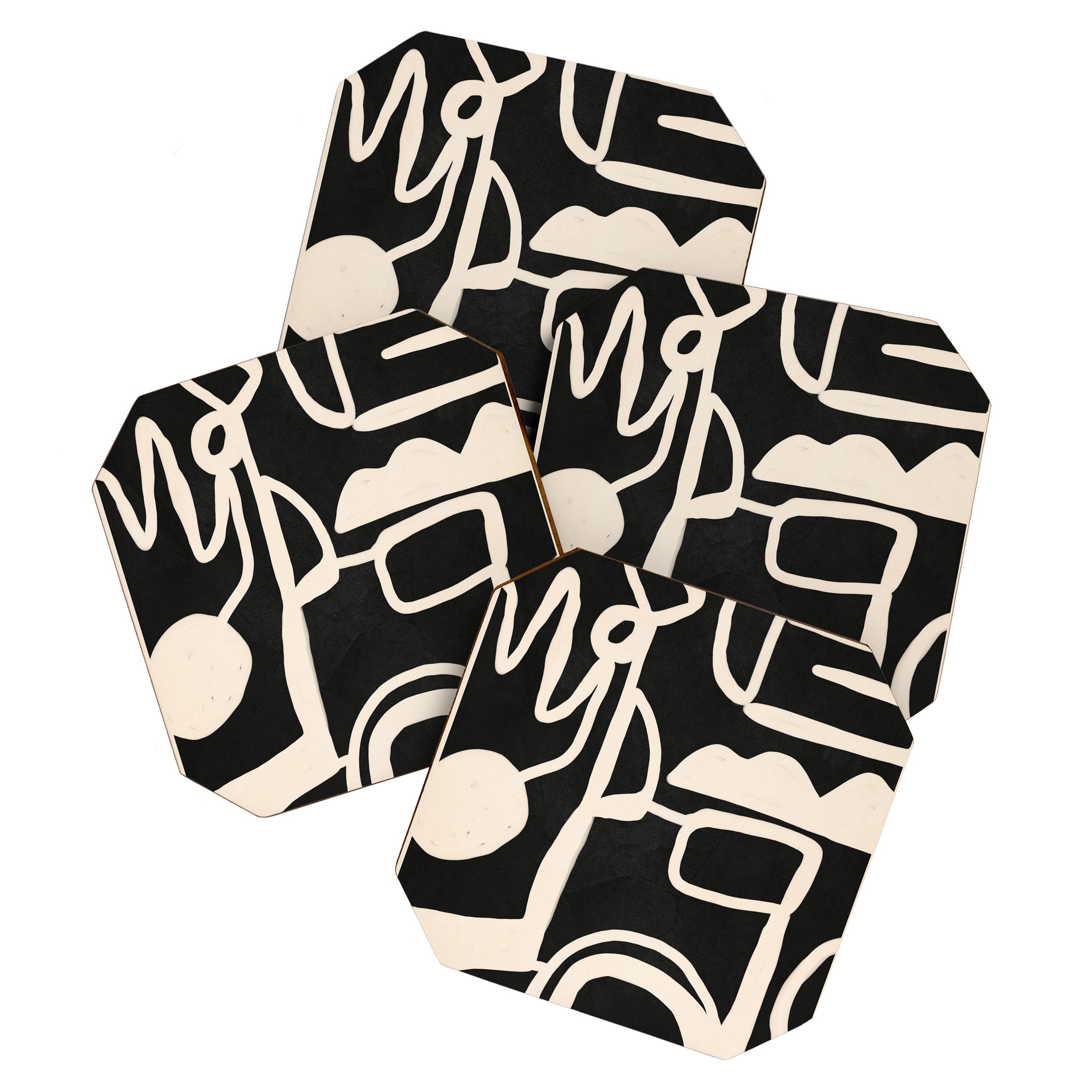 Abstract Lines 1 Coaster Gallery Image 1