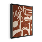 Abstract Lines 2 Framed Canvas Print Gallery Image 2