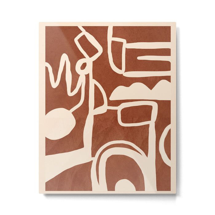 Abstract Lines 2 Metal Print Gallery Image 1