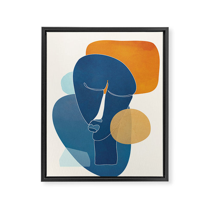 Abstract Mask Design 2 Framed Canvas Print Gallery Image 1
