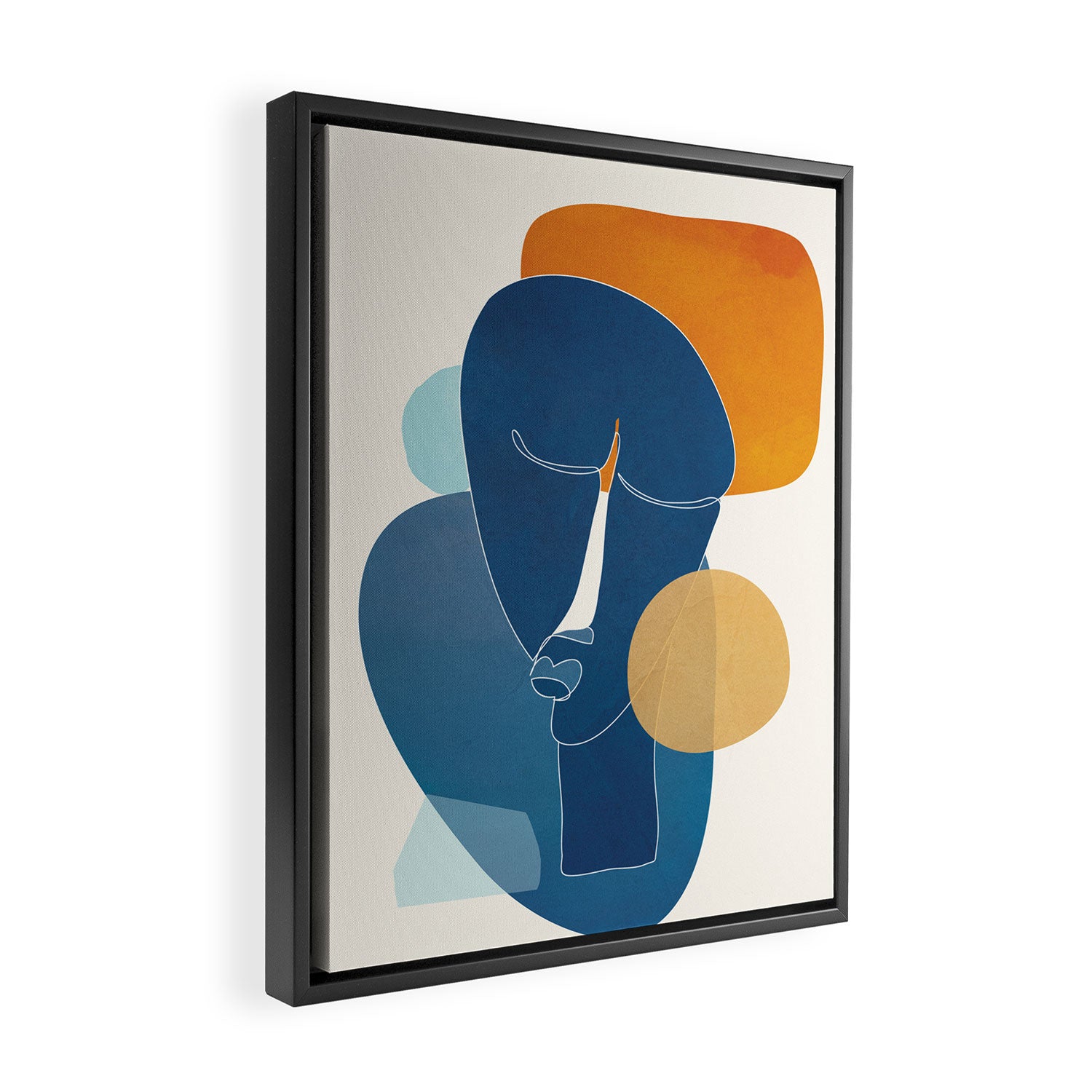 Abstract Mask Design 2 Framed Canvas Print Gallery Image 2