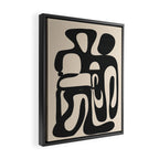 Abstract Minimal Art 1  Framed Canvas Print Gallery Image 2