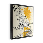Abstract Minimal Musical Instrument 2 Framed Canvas Print Gallery Image 2