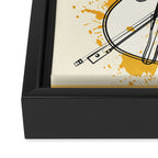 Abstract Minimal Musical Instrument 3 Framed Canvas Print Gallery Image 3