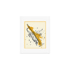 Abstract Minimal Musical Instrument 4 Art Print Gallery Image 1