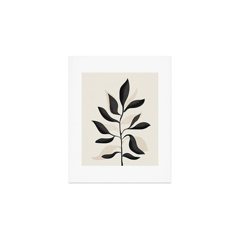 Abstract Minimal Plant 2 Art Print Gallery Image 1