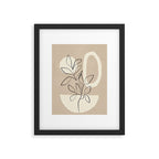 Abstract Minimal Plant 7 Framed Art Print Gallery Image 5