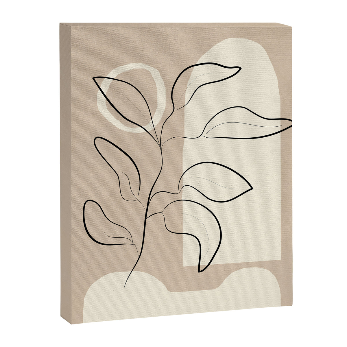Abstract Minimal Plant 8 Canvas Print Gallery Image 6