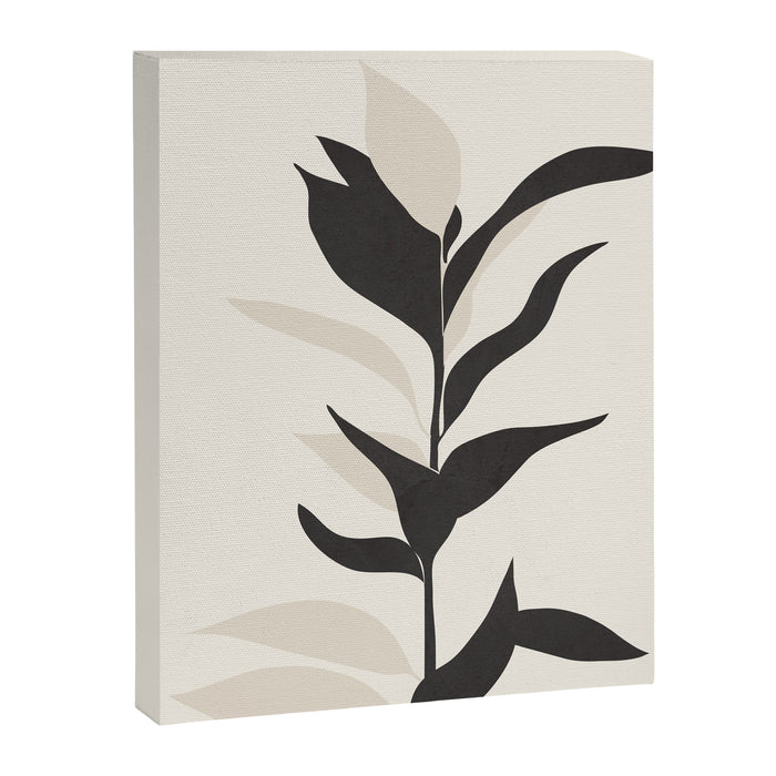 Abstract Minimal Plant Canvas Print Gallery Image 1