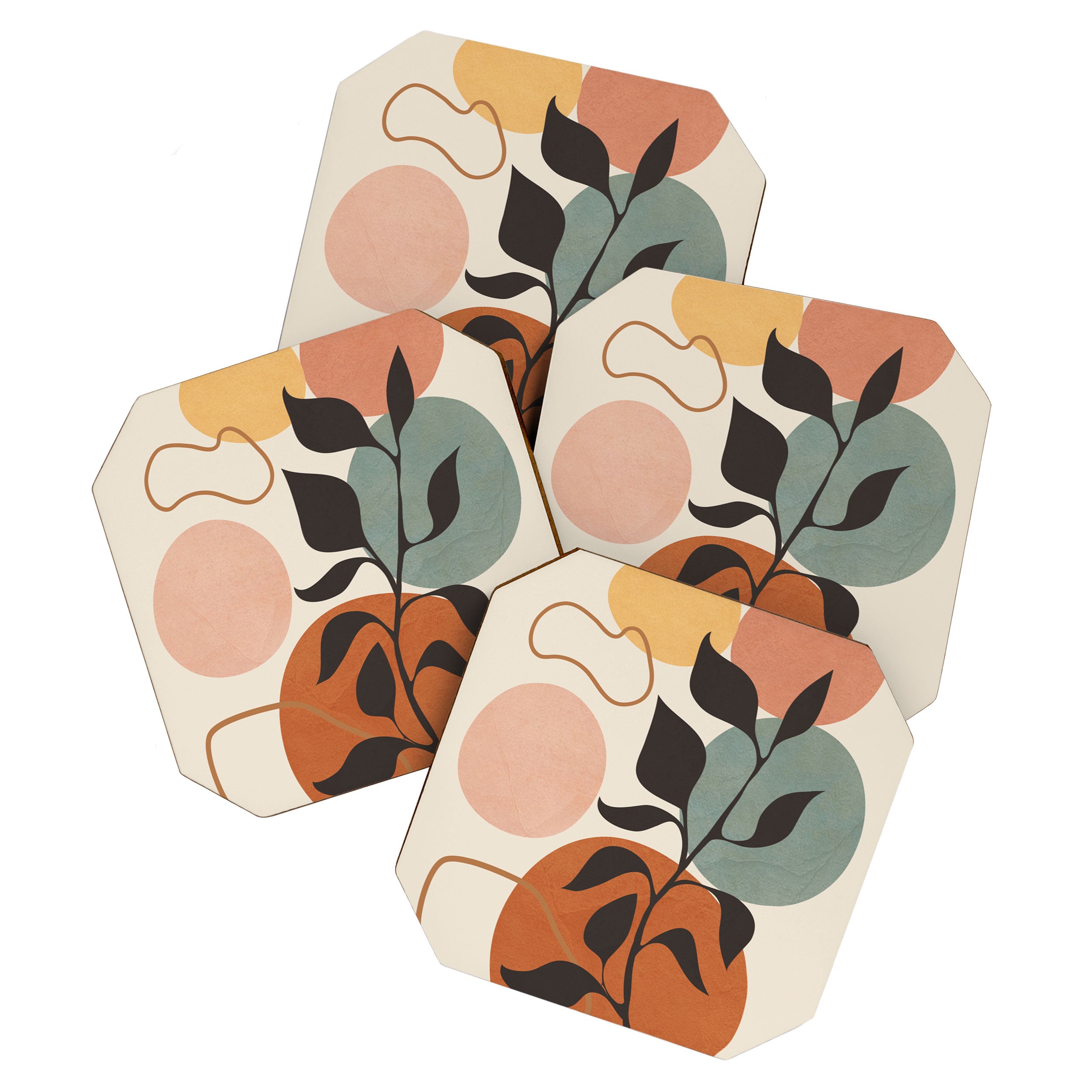 Abstract Minimal Shapes 23 Coaster Gallery Image 1
