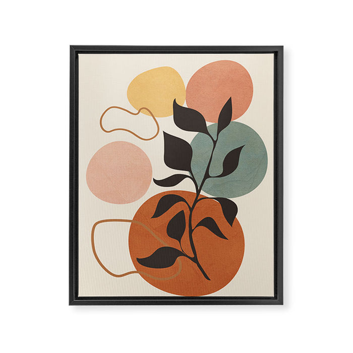 Abstract Minimal Shapes 23 Framed Canvas Print Gallery Image 1
