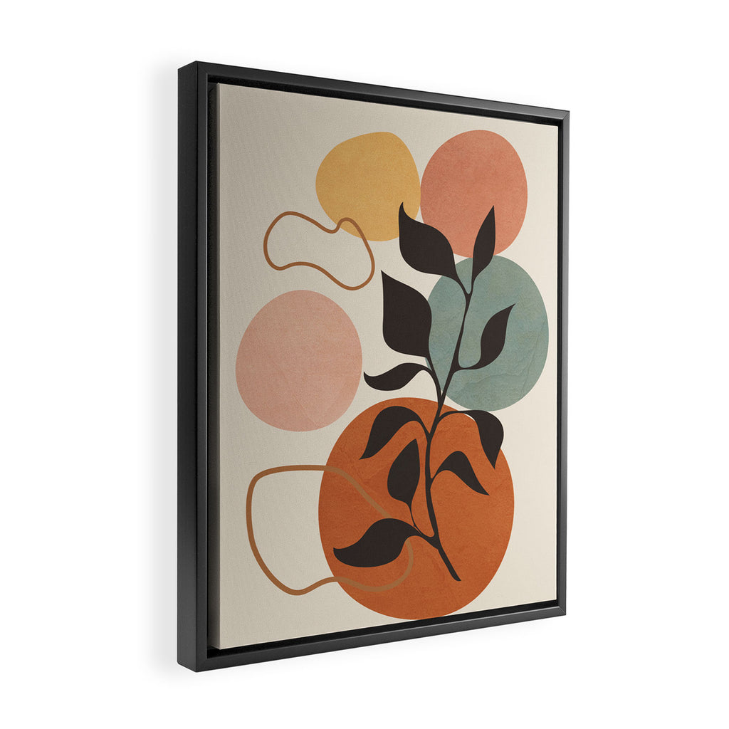 Abstract Minimal Shapes 23 Framed Canvas Print Gallery Image 2
