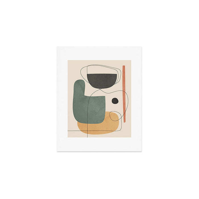 Abstract Minimal Shapes 25 Art Print Gallery Image 1