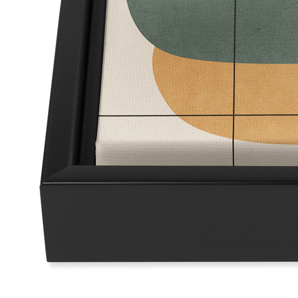 Abstract Minimal Shapes 25 Framed Canvas Print Gallery Image 3