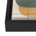Abstract Minimal Shapes 25 Framed Canvas Print Gallery Image 3