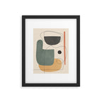 Abstract Minimal Shapes 25 Framed Art Print Gallery Image 5