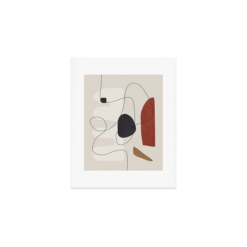 Abstract Minimal Shapes 27 Art Print Gallery Image 1