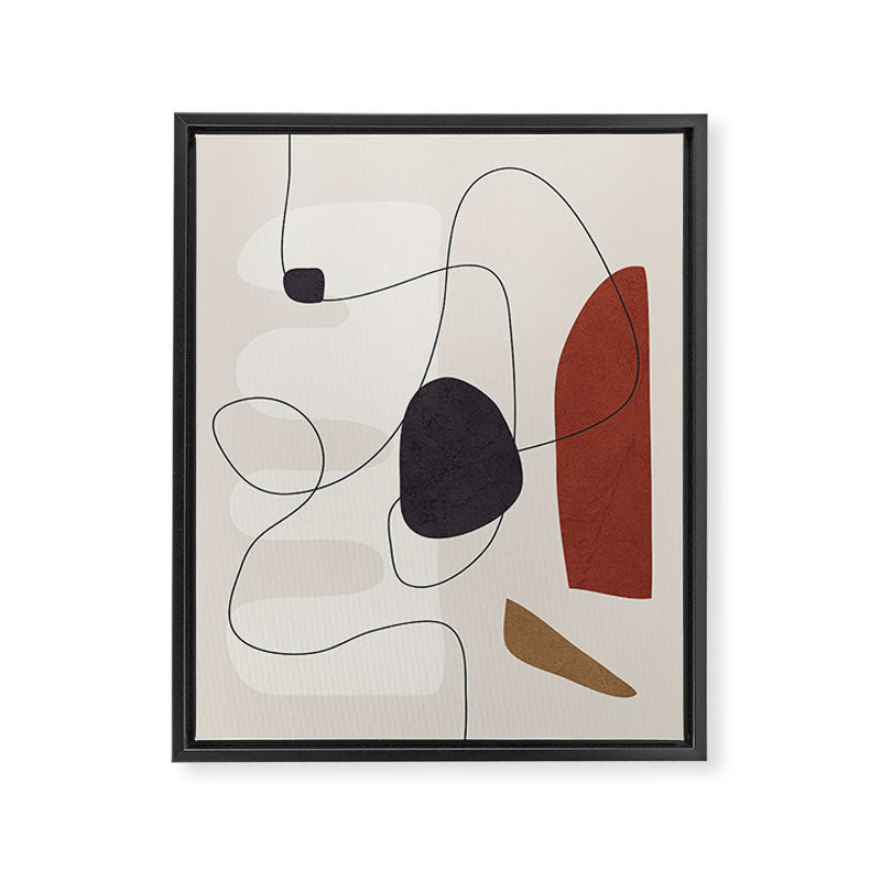 Abstract Minimal Shapes 27 Framed Canvas Print Gallery Image 6