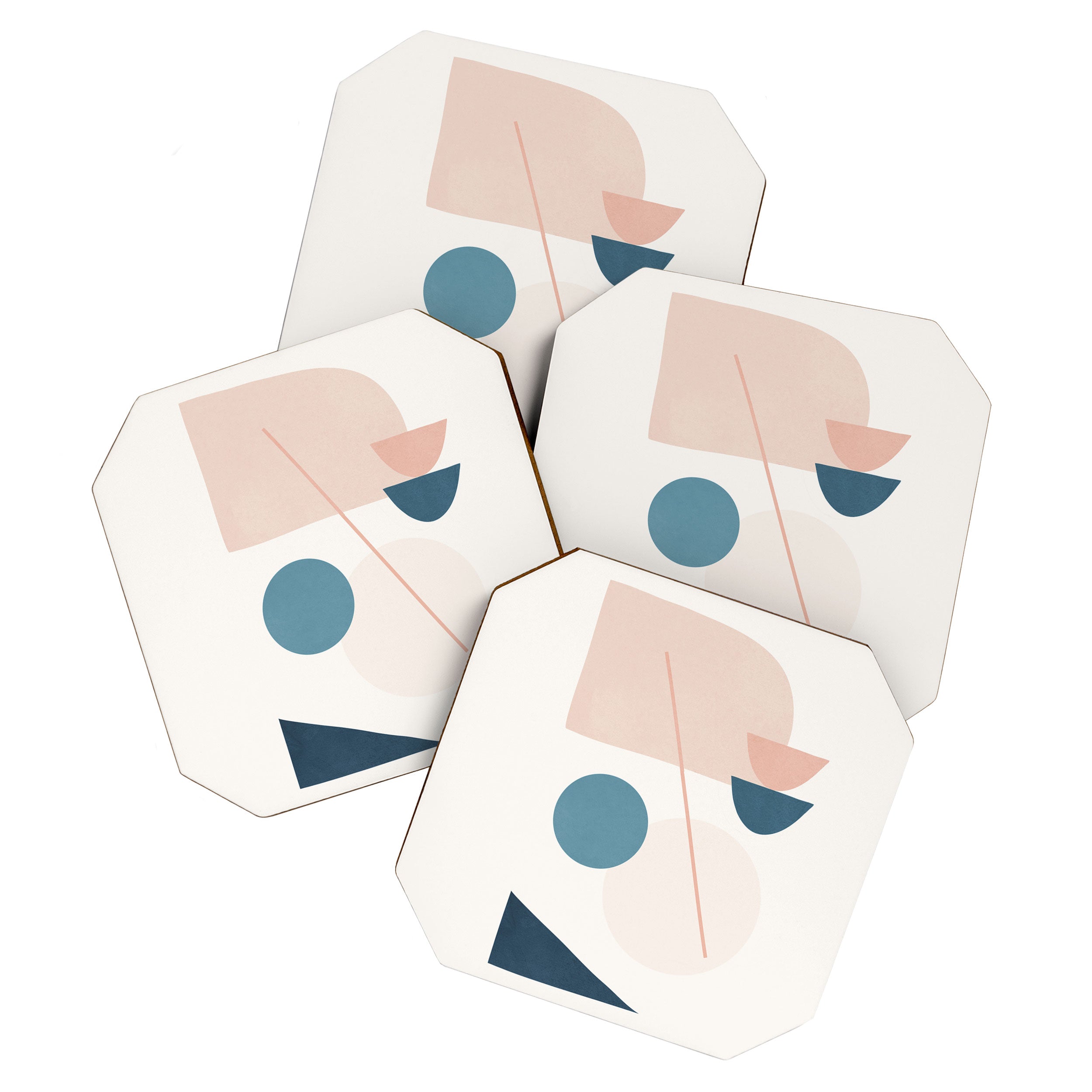 Abstract Minimal Shapes 32 Coaster Gallery Image 1
