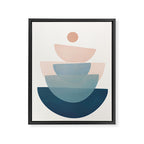 Abstract Minimal Shapes 31 Framed Canvas Print Gallery Image 8