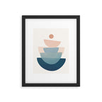 Abstract Minimal Shapes 31 Framed Art Print Gallery Image 6