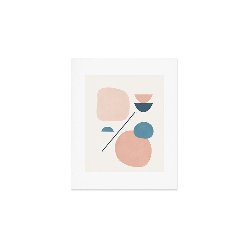 Abstract Minimal Shapes 33 Art Print Gallery Image 1