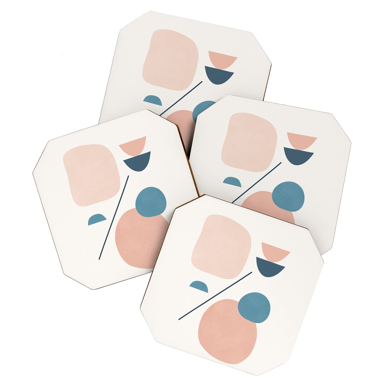 Abstract Minimal Shapes 33 Coaster Gallery Image 1