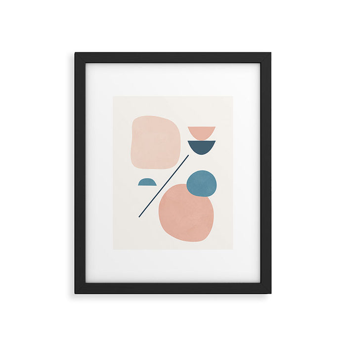 Abstract Minimal Shapes 33 Framed Art Print Gallery Image 1