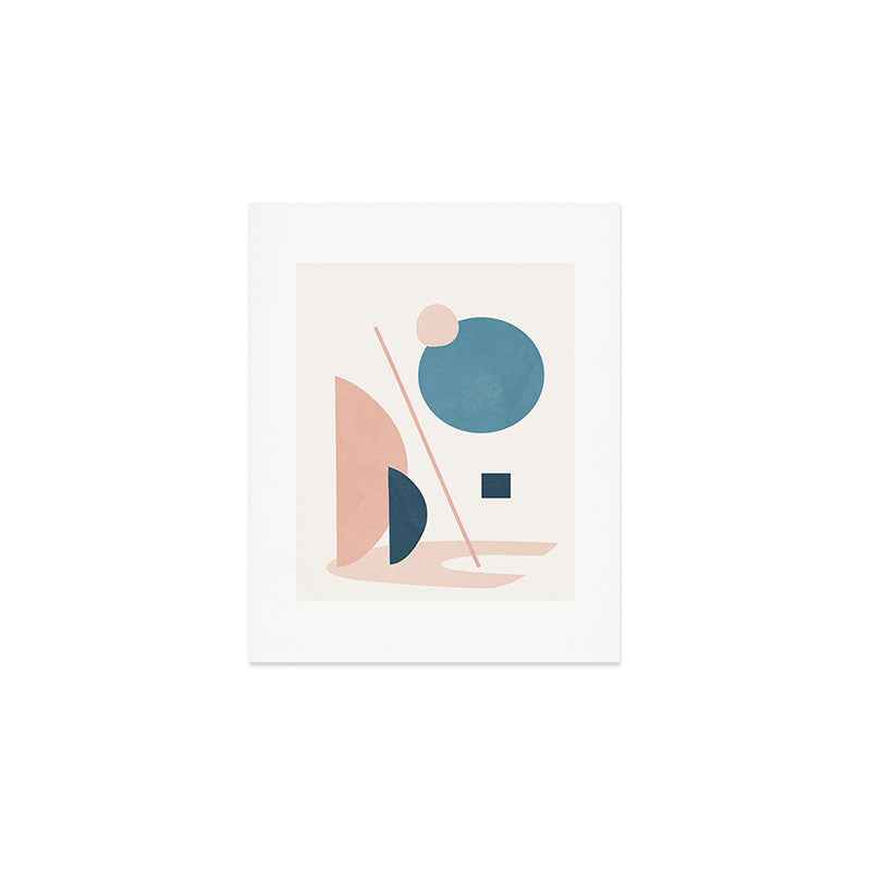 Abstract Minimal Shapes 34 Art Print Gallery Image 1