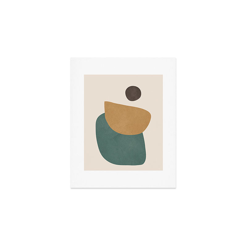 Abstract Minimal Shapes III Art Print Gallery Image 1