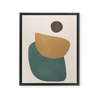 Abstract Minimal Shapes III Framed Canvas Print Gallery Image 8