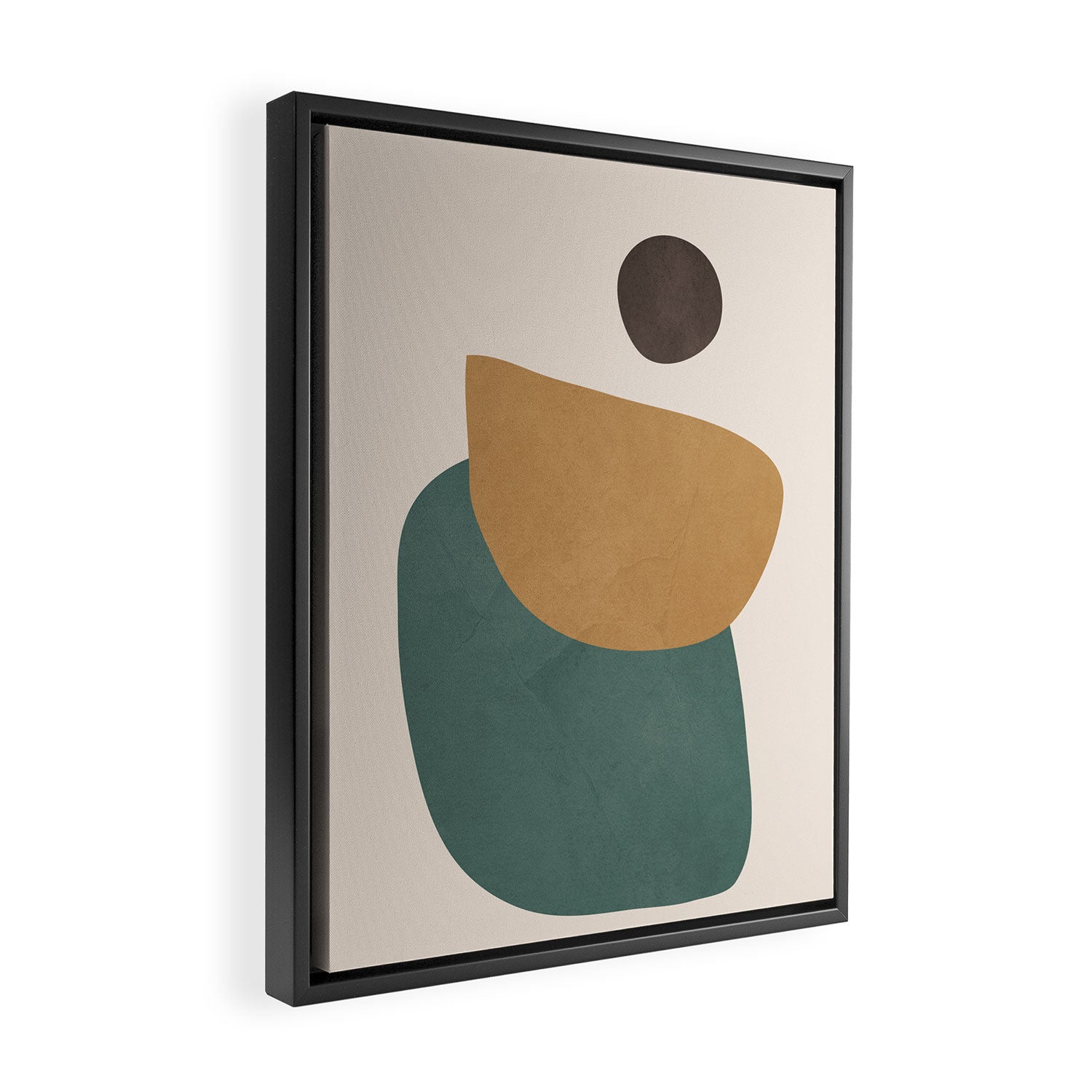 Abstract Minimal Shapes III Framed Canvas Print Gallery Image 2