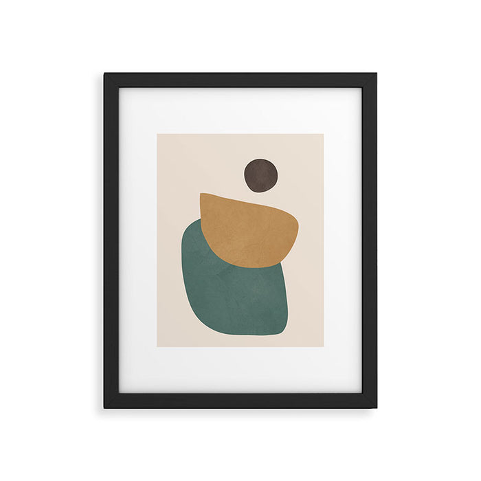 Abstract Minimal Shapes III Framed Art Print Gallery Image 1