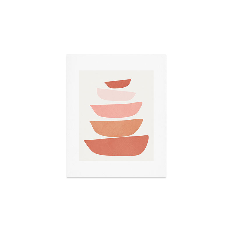 Abstract Minimal Shapes IV Art Print Gallery Image 1