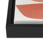Abstract Minimal Shapes IV Framed Canvas Print Gallery Image 3