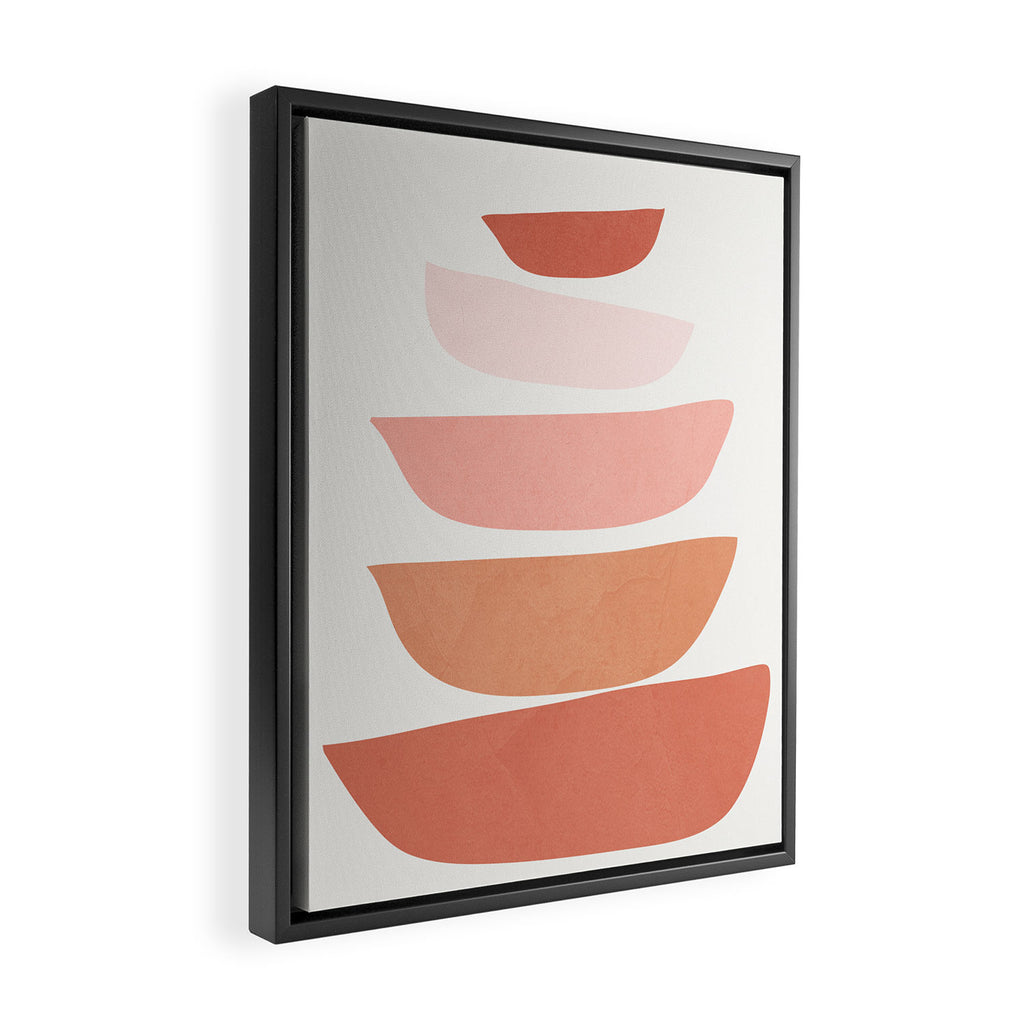 Abstract Minimal Shapes IV Framed Canvas Print Gallery Image 2