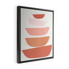 Abstract Minimal Shapes IV Framed Canvas Print Gallery Image 2