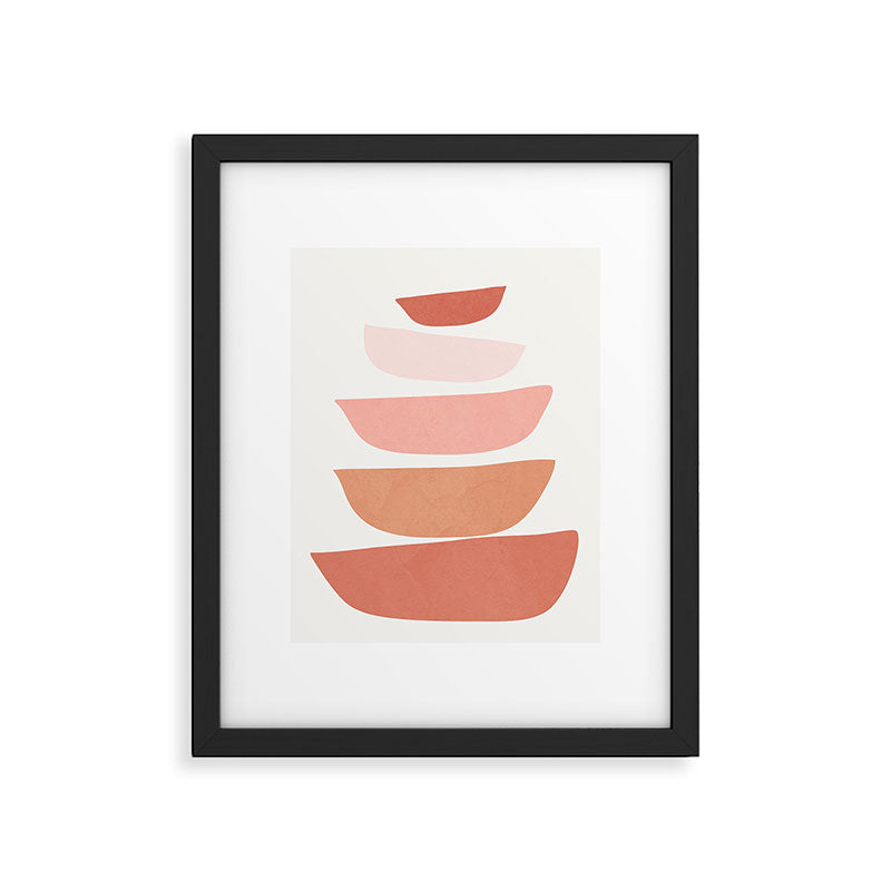 Abstract Minimal Shapes IV Framed Art Print Gallery Image 6