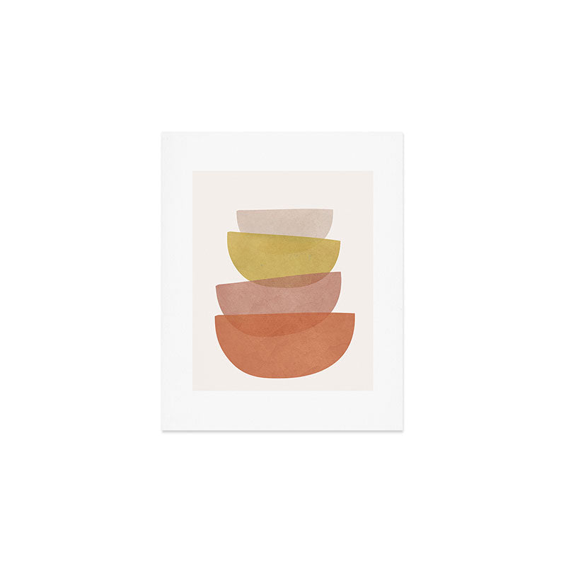 Abstract Minimal Shapes V Art Print Gallery Image 1