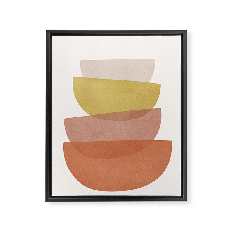 Abstract Minimal Shapes V Framed Canvas Print Gallery Image 6