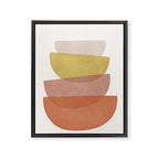 Abstract Minimal Shapes V Framed Canvas Print Gallery Image 6