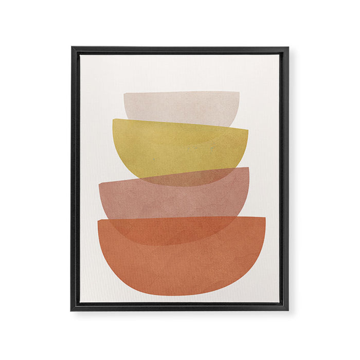 Abstract Minimal Shapes V Framed Canvas Print Gallery Image 1
