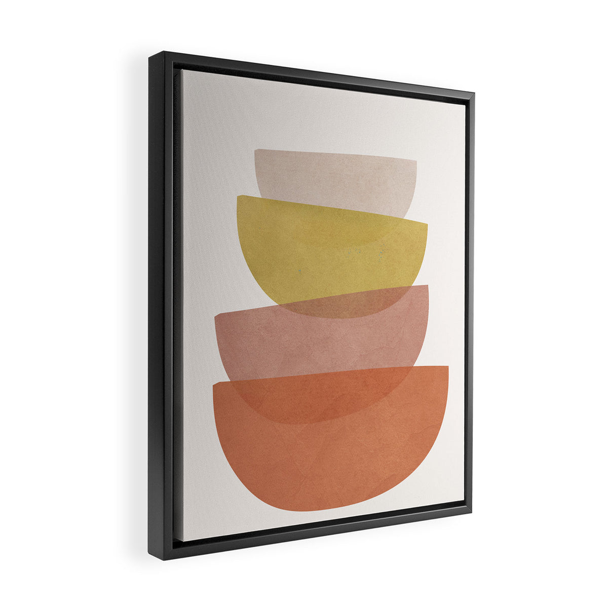 Abstract Minimal Shapes V Framed Canvas Print Gallery Image 2