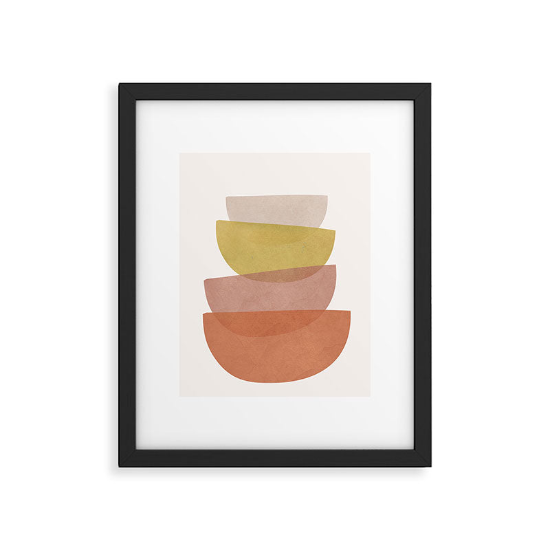 Abstract Minimal Shapes V Framed Art Print Gallery Image 5