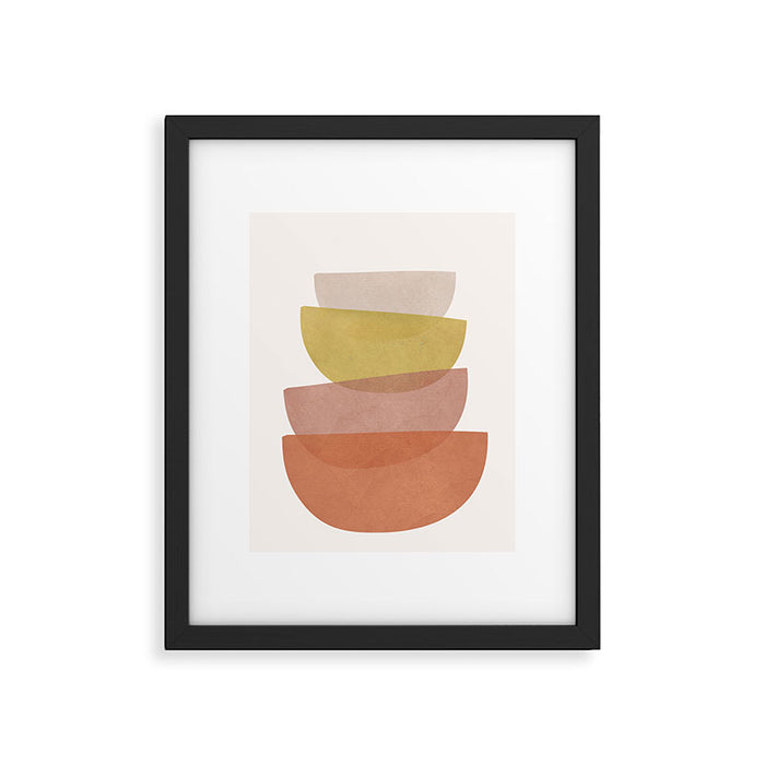 Abstract Minimal Shapes V Framed Art Print Gallery Image 1