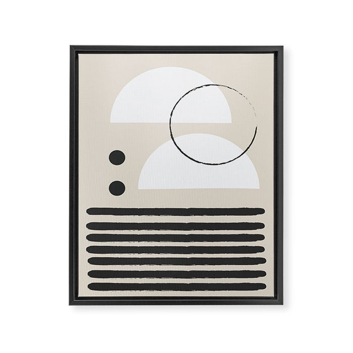 Abstract Modern Art Framed Canvas Print Gallery Image 1