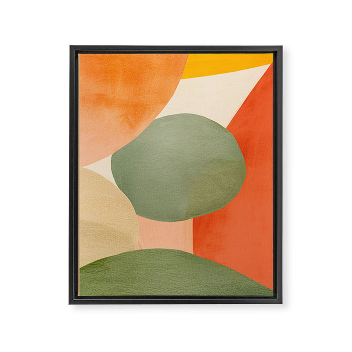Abstract & Modern Shape Art 1 Framed Canvas Print Gallery Image 1