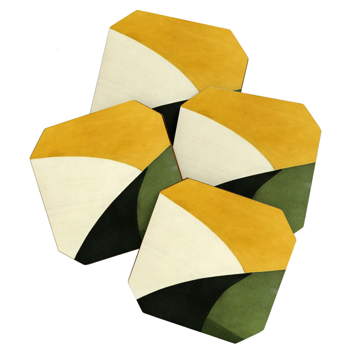 Abstract & Modern Shape Art 2 Coaster Gallery Image 1